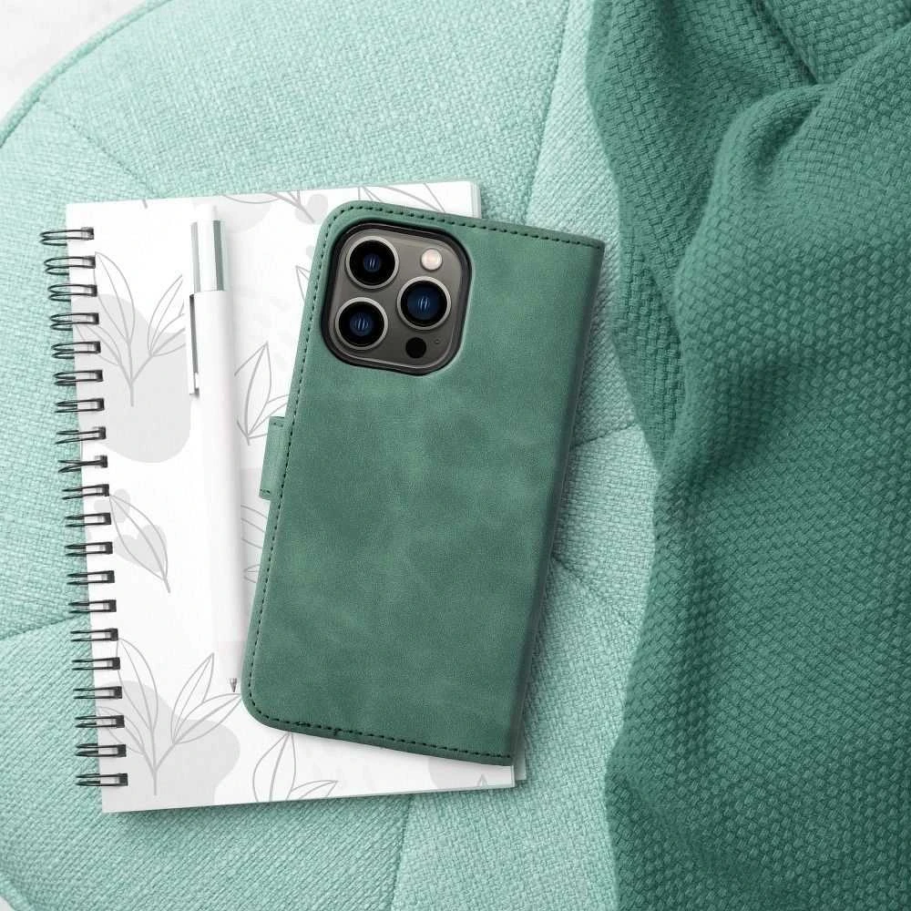 Forcell OEM atverčiamas dėklas iPhone 7 / 8 / SE 2020 / SE 2022 Tender Book žalias