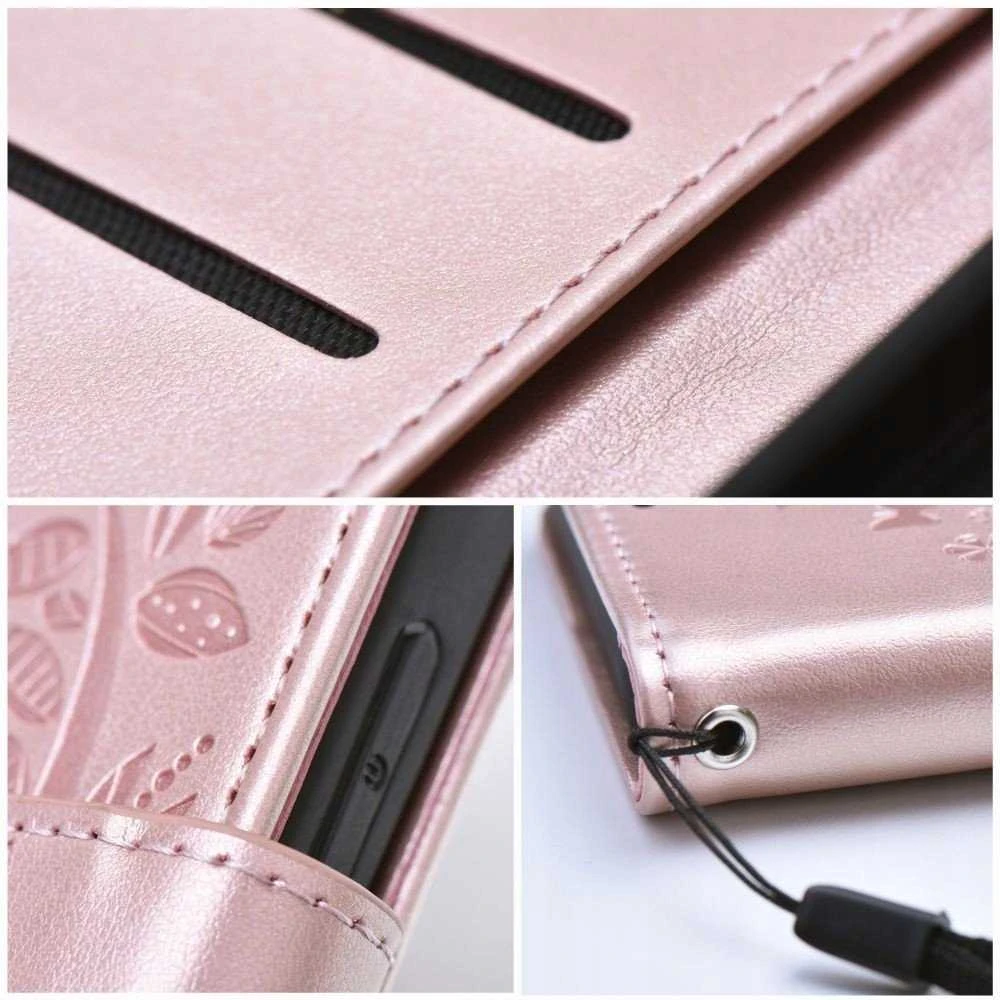 Forcell Oem MEZZO Book dėklas skirtas Samsung Galaxy A26 5G mandala rožinio aukso spalvos