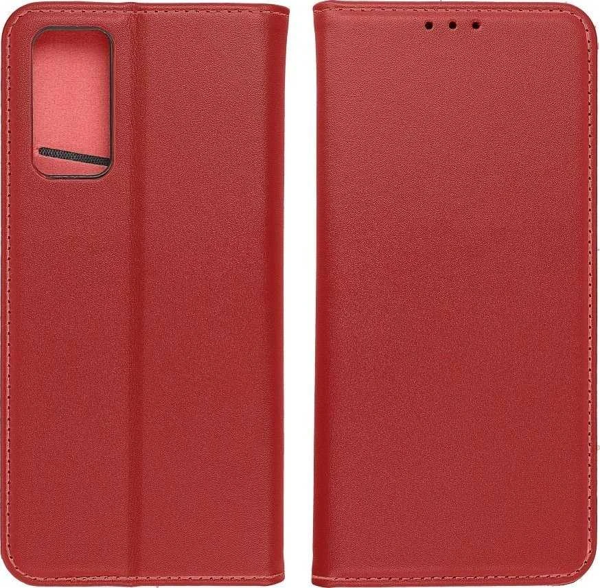 Forcell OEM atverčiamas dėklas, skirtas iPhone 11 Smart Pro Book, odinis, bordo spalvos