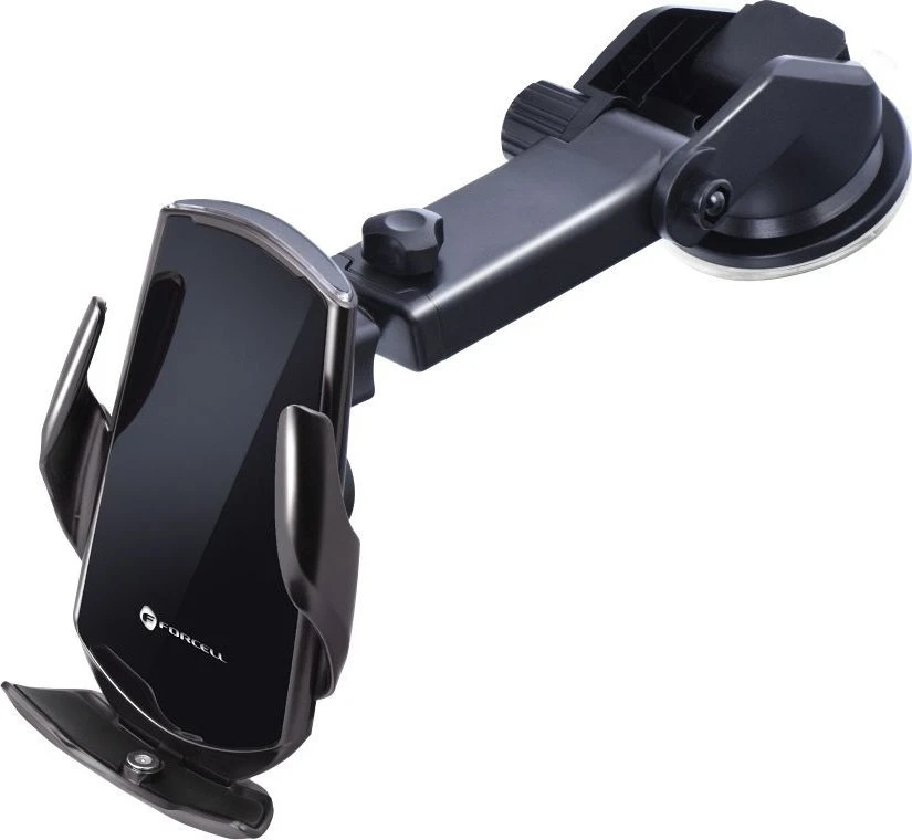 Belaidis automobilinis įkroviklis-laikiklis Forcell (HS1) (15W) su automatiniu užrakinimu