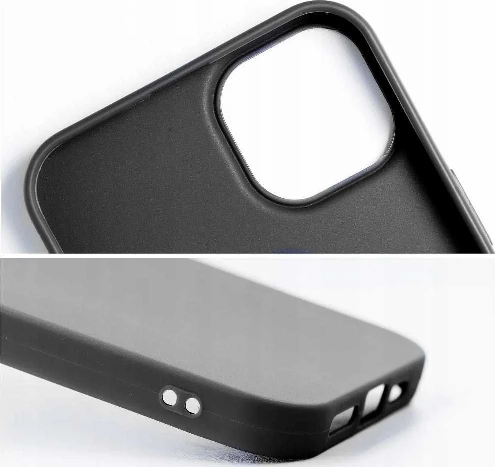 Forcell Oem Matinis dėklas skirtas Xiaomi Redmi Note 14 PRO 4G juodos spalvos