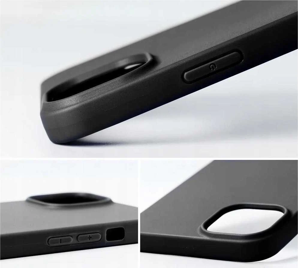 Forcell Oem Matinis dėklas skirtas Xiaomi Redmi Note 14 PRO 4G juodos spalvos