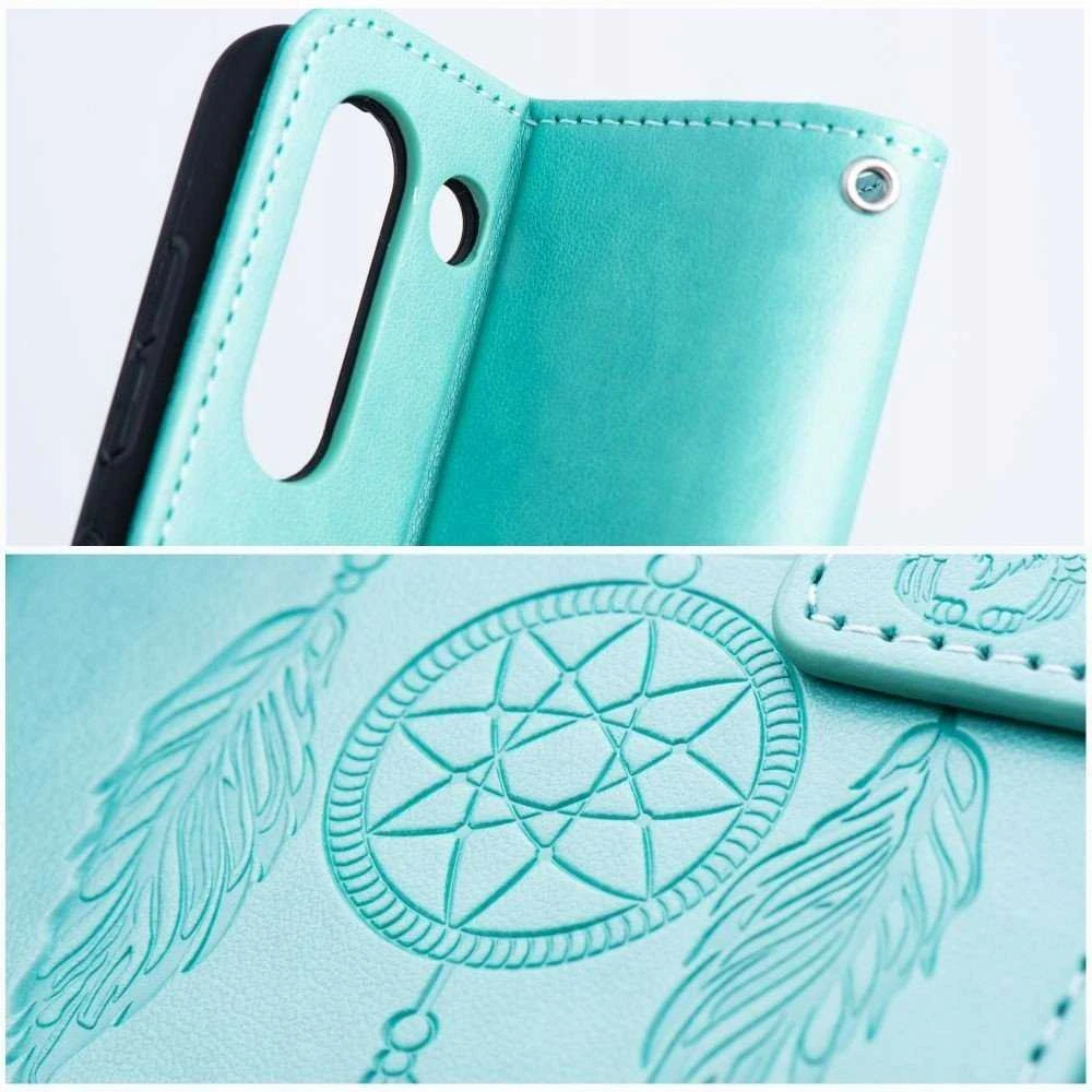 Forcell Oem MEZZO Book dėklas skirtas Samsung Galaxy A16 5G dreamcatcher žalios spalvos