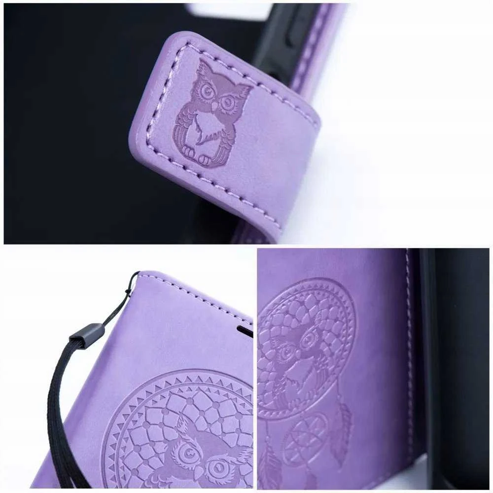 Forcell Oem MEZZO Book dėklas skirtas Samsung Galaxy A06 dreamcatcher violetinės spalvos