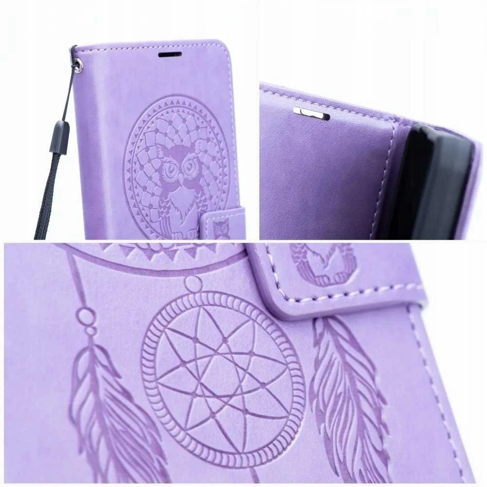 Forcell Oem MEZZO Book dėklas skirtas Samsung Galaxy A06 dreamcatcher violetinės spalvos