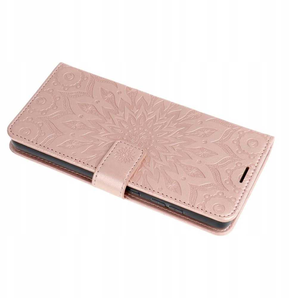 Forcell Oem MEZZO Book dėklas skirtas Samsung Galaxy A16 5G mandala rose aukso spalvos