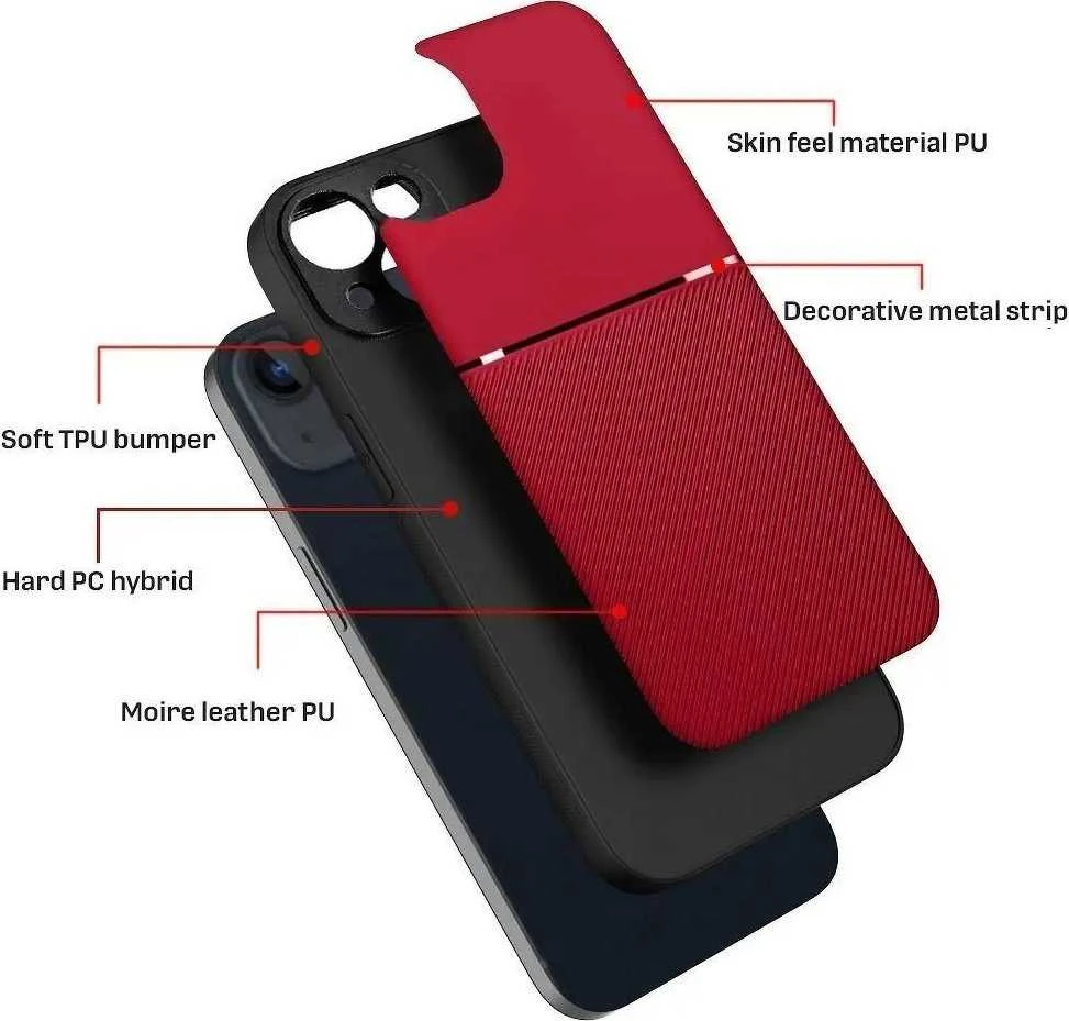Forcell Originalus dėklas, skirtas iPhone 7 / 8 / SE 2020 / SE 2022, kilmingos raudonos spalvos