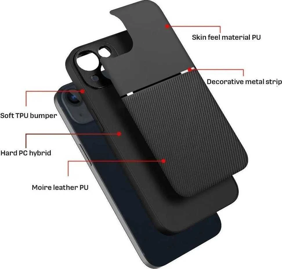 Forcell Oem NOBLE dėklas skirtas Samsung Galaxy A32 LTE ( 4G ) juodos spalvos