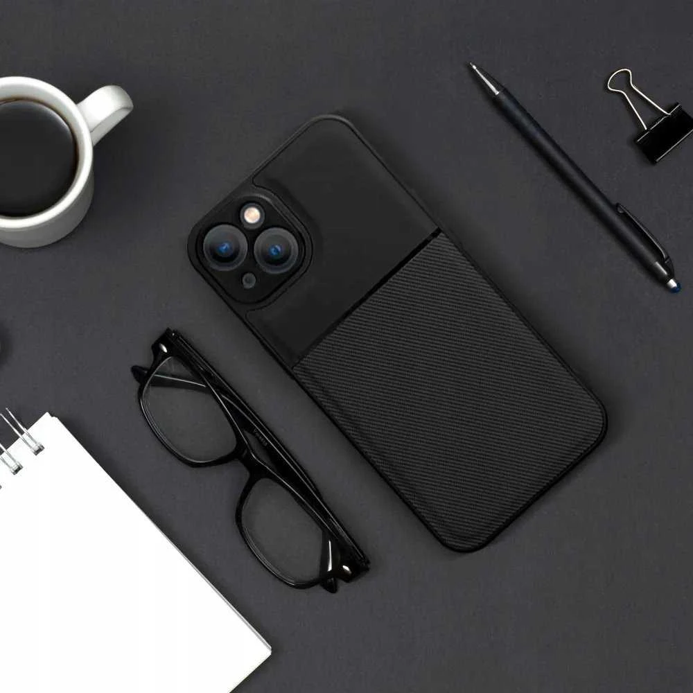 Forcell Oem NOBLE dėklas skirtas Xiaomi Redmi Note 14 PRO 4G juodos spalvos