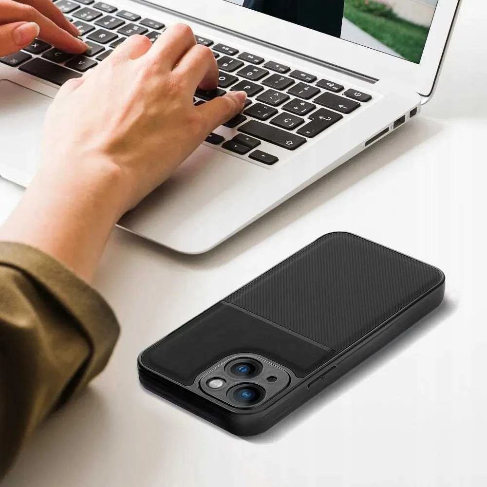 Forcell Oem NOBLE dėklas skirtas Xiaomi Redmi 14C juodos spalvos