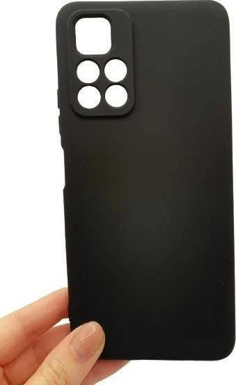 Forcell Oem SILICONE dėklas skirtas Xiaomi POCO M4 Pro 5G / Redmi Note 11T 5G / Redmi Note 11S 5G juodos spalvos