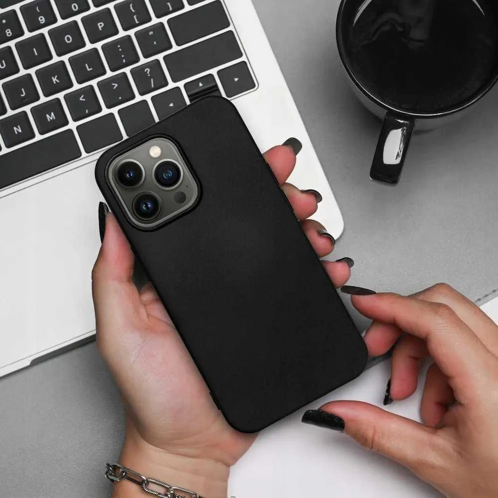 Forcell Oem SILICONE dėklas skirtas Xiaomi POCO M4 Pro 5G / Redmi Note 11T 5G / Redmi Note 11S 5G juodos spalvos