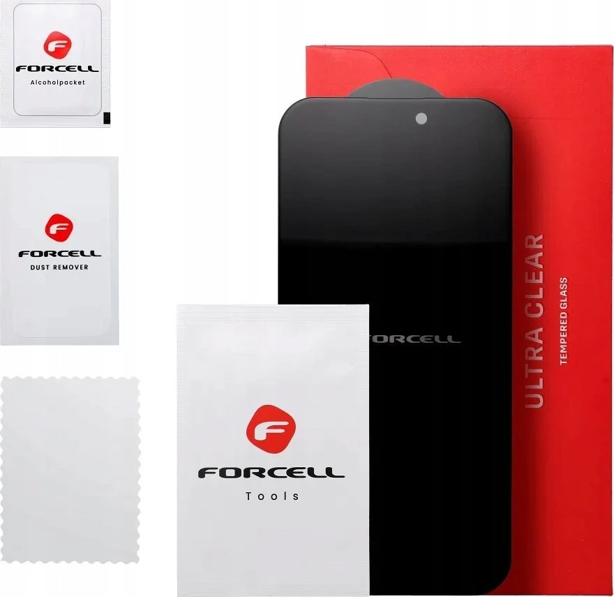 Grūdintas stiklas iPhone 12 / 12 PRO Forcell Privacy Glass juodas