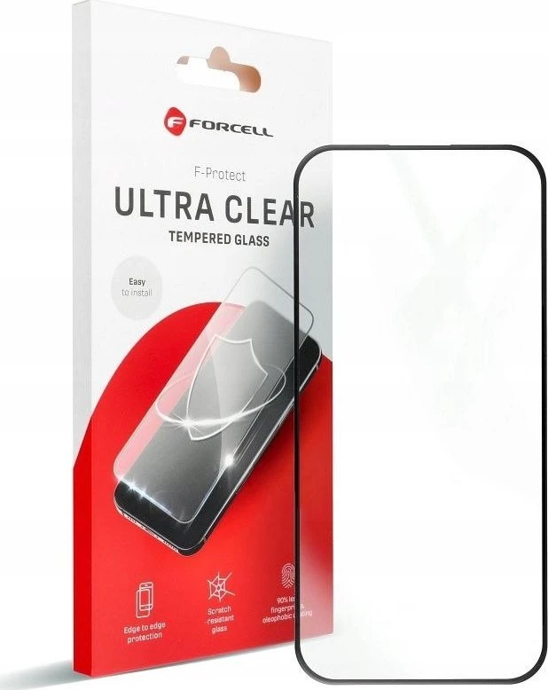 Forcell Ultra Clear Glass - skirtas Samsung Galaxy A15 4G / A15 5G / M15 juodas