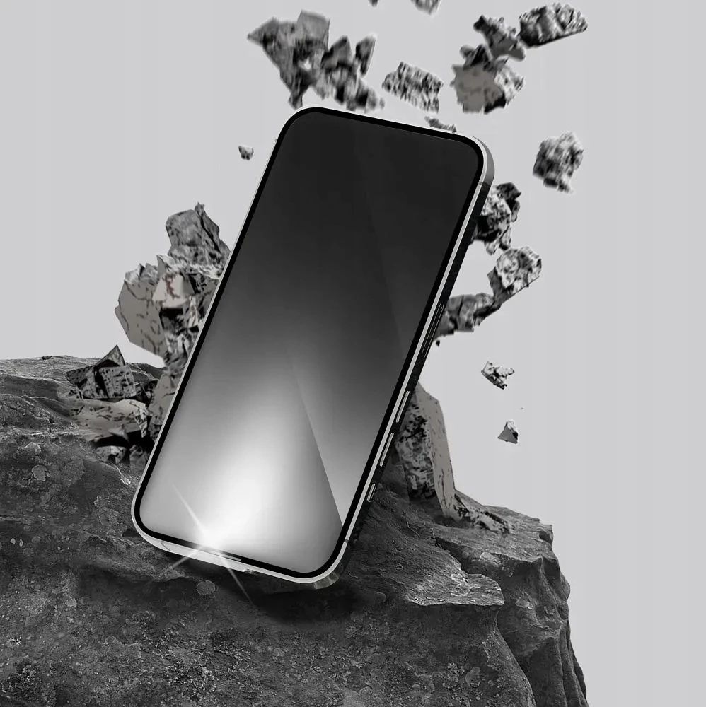 Grūdintas stiklas iPhone 14 PRO Forcell Ultra Clear Glass juodas