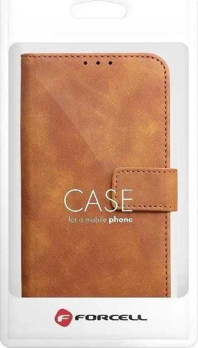 Forcell Oem TENDER Book Dėklas skirtas Samsung Galaxy A13 5G / A04S rudos spalvos