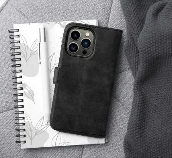 Forcell Oem TENDER Book dėklas skirtas Samsung Galaxy A21s juodos spalvos