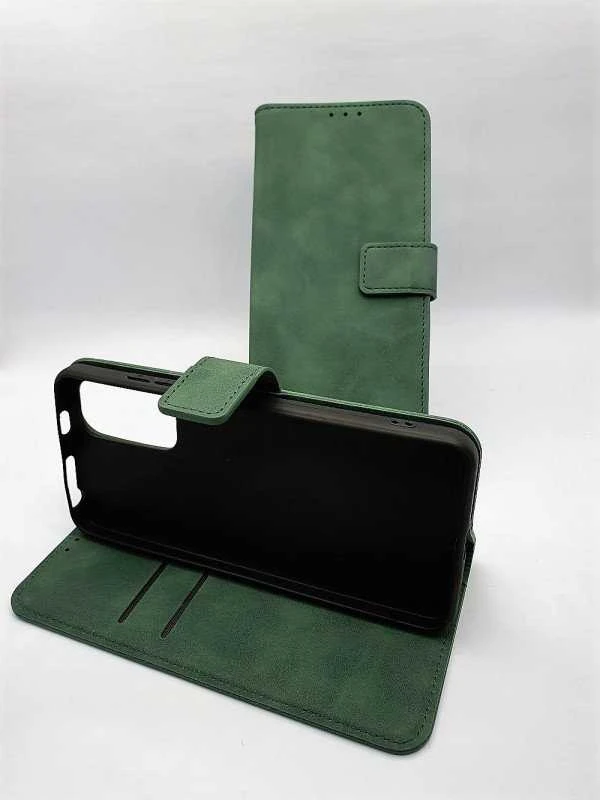 Forcell Oem TENDER Book Dėklas skirtas Xiaomi Redmi Note 11 / 11S žalios spalvos