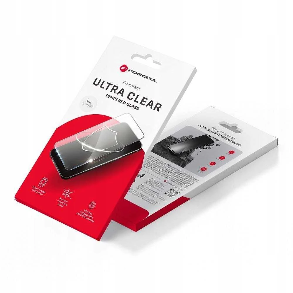 Forcell Ultra Clear Glass - skirtas Samsung Galaxy A16 4G / A16 5G / M16 5G juodas