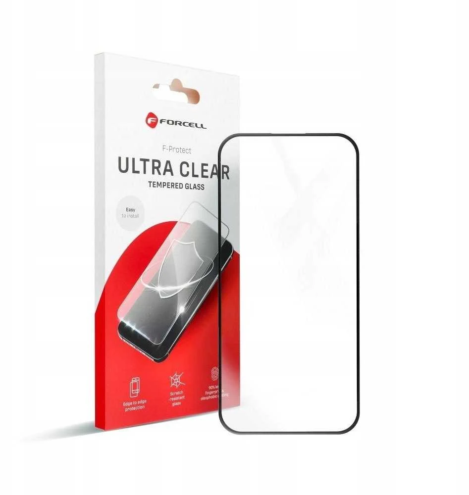 Forcell Ultra Clear Glass - skirtas Samsung Galaxy A16 4G / A16 5G / M16 5G juodas