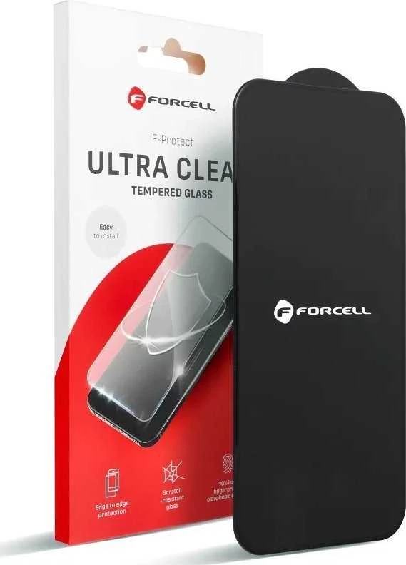 Forcell Ultra Clear Glass - skirtas Xiaomi Redmi 14C juodas