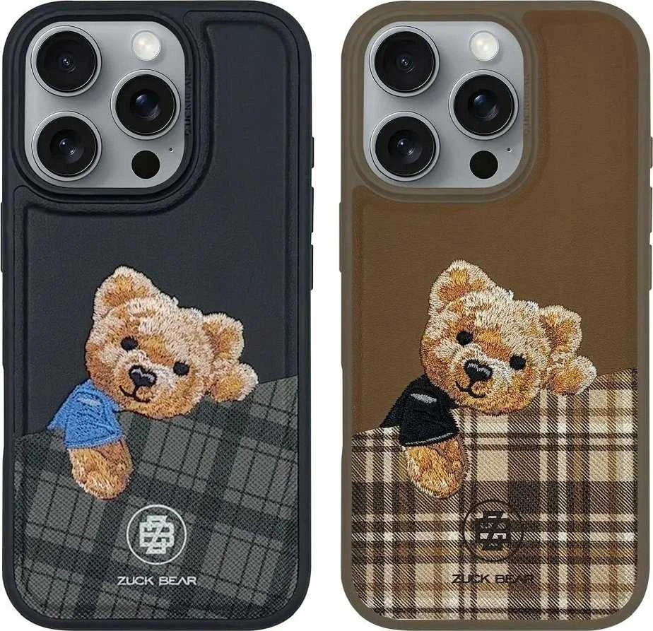Forcell Inne ZUCK BEAR dėklas DARREN suderinamas su MagSafe 16 šampano spalvos auksiniu