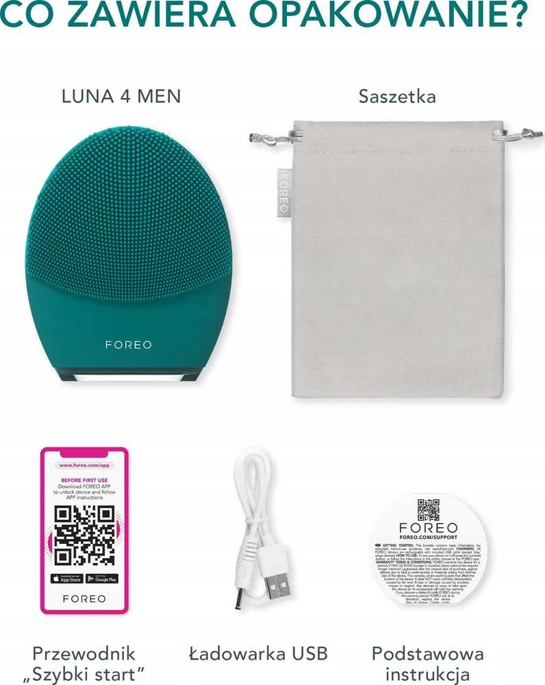 Foreo LUNA 4 Men Cleaning Sonic šepetėlis