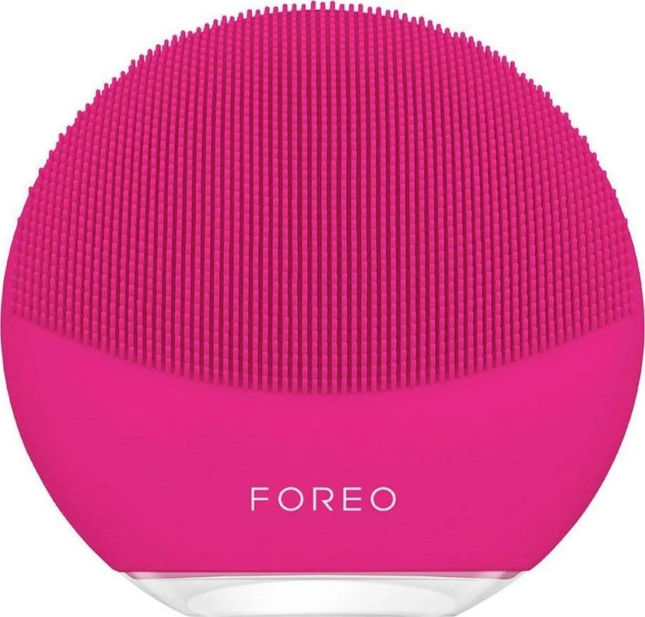 Foreo Luna Mini 3 sonic veido valymo šepetėlis su Fuchsia masažo efektu