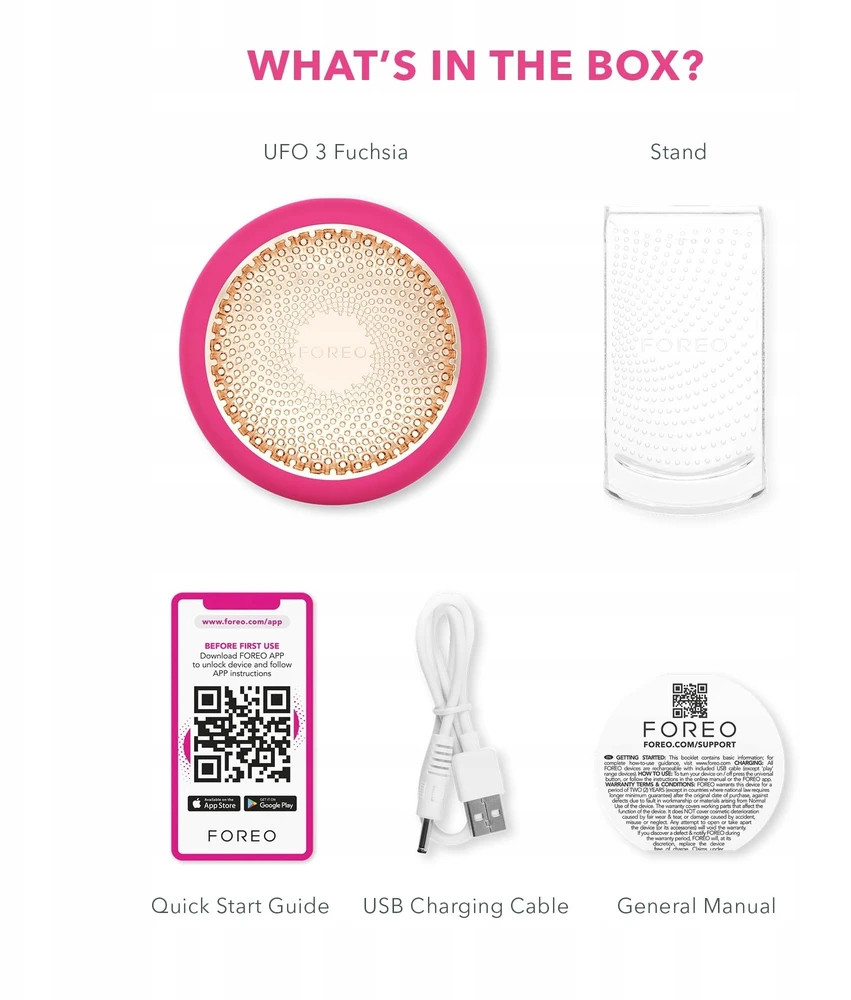 Foreo UFO™ 3 5-in-1 Sonic veido drėkinimo prietaisas
