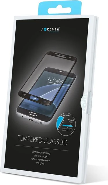 Forever Grūdintas stiklas 3D Forever do Samsung A3 (2017) juoda (GSM025392)