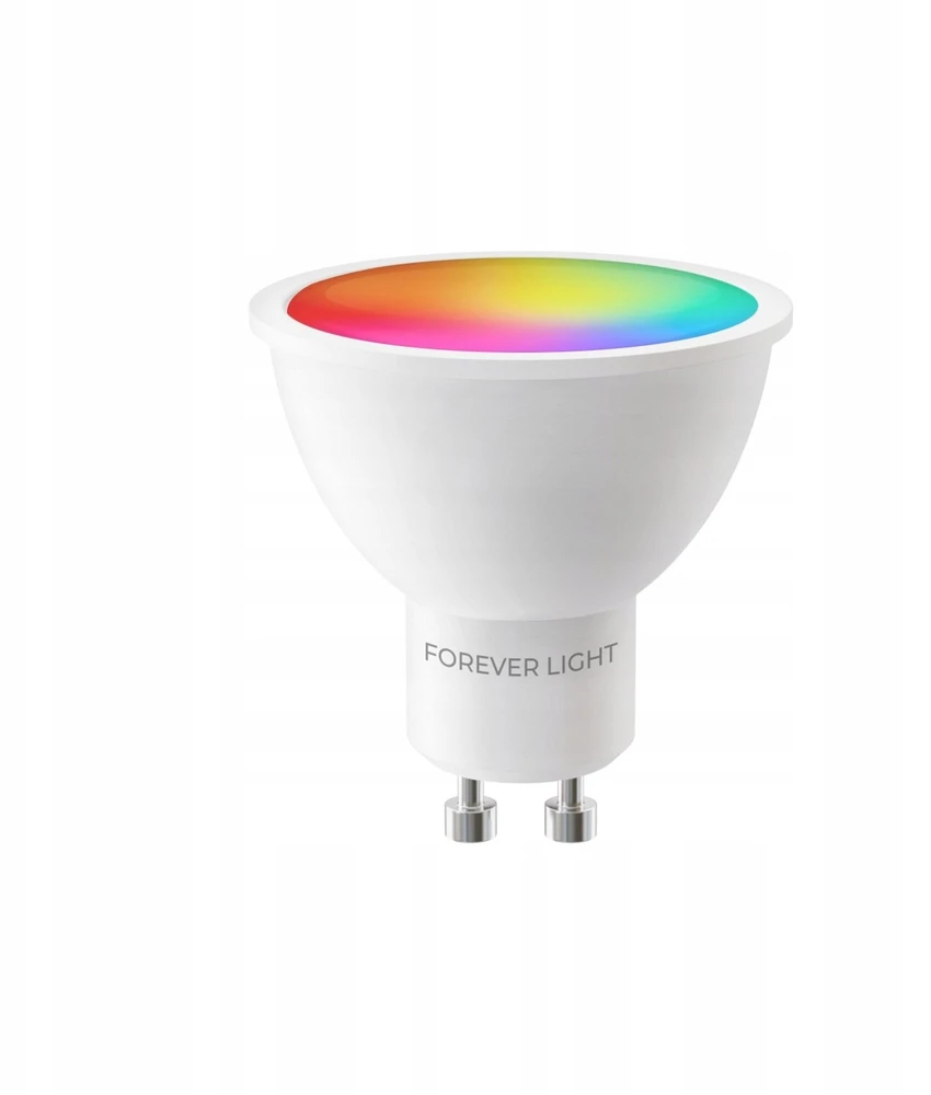 Telforceone Forever Light LED lemputė RGB GU10 4.8W 440lm 4000K F klasė