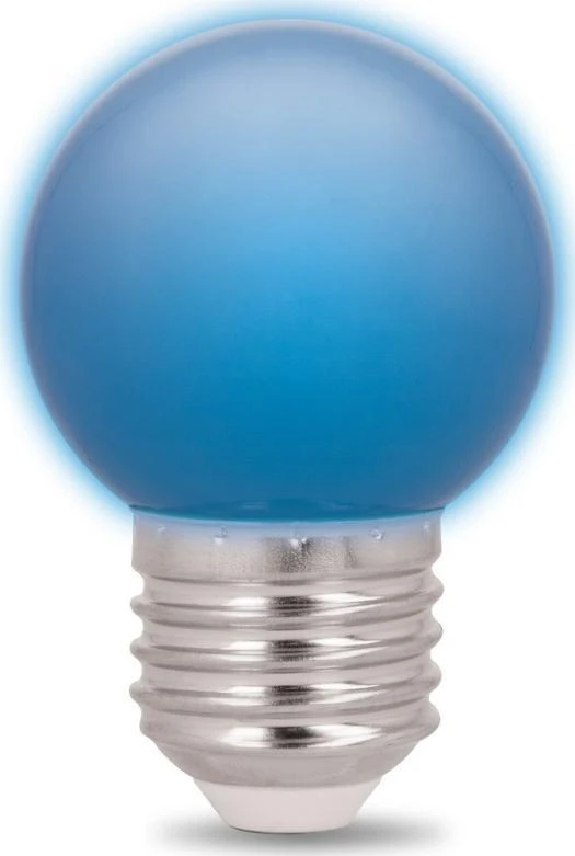 LED lemputė E27 G45 2W 230v mėlyna 5vnt Forever Light