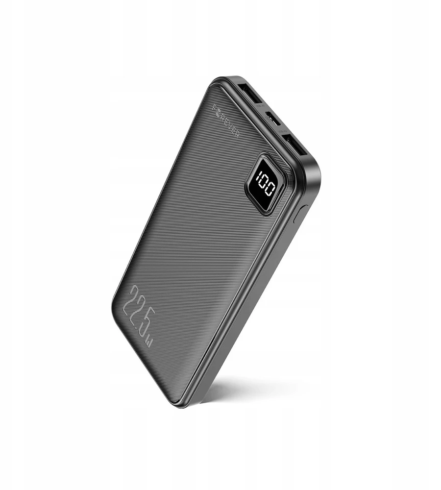 Telforceone Forever power bank TB-300M PD QC 22,5W 10000 mAh juodas