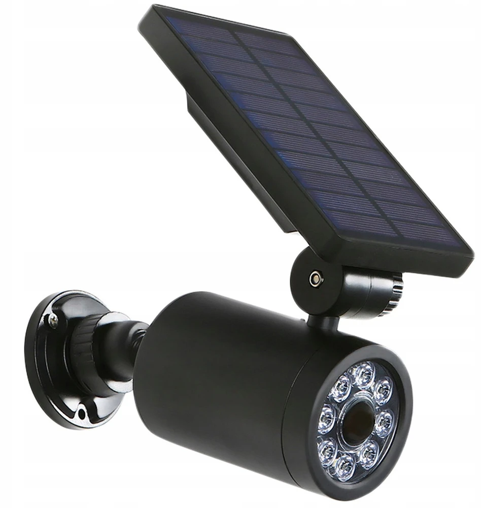 SUNARI saulės lempa LED FLS-25 SMD PIR manekeno kamera 4W 300lm 6000K 1500mAh Li-Ion Forever Light