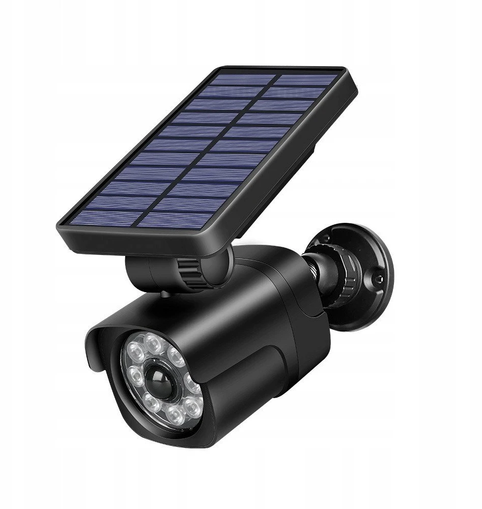 SUNARI saulės lempa LED FLS-25 SMD PIR manekeno kamera 4W 300lm 6000K 1500mAh Li-Ion Forever Light