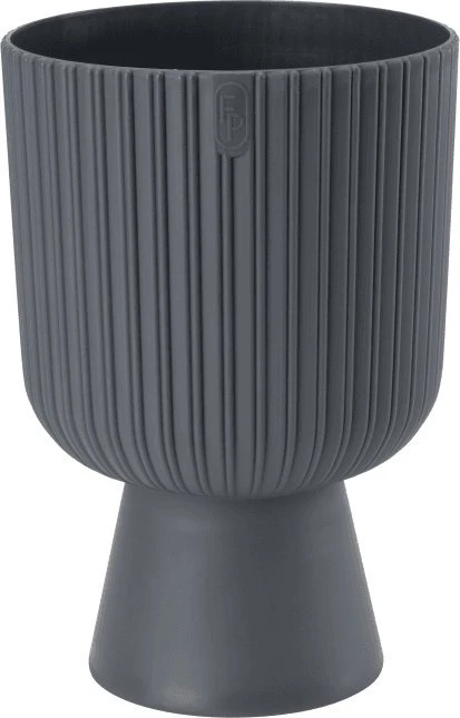 Form-Plastic Keli Mika Petit 18 apvalus gėlių vazonas ant kojelės gėlių stovas