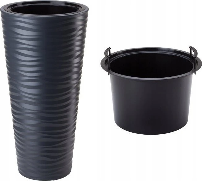 Form-Plastic Plastikinis vazonas Sahara Slim, Ø40 cm
