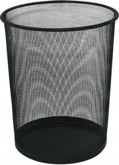 Šiukšlių dėžė FOROFIS, 16l, metalinė, juodos sp.