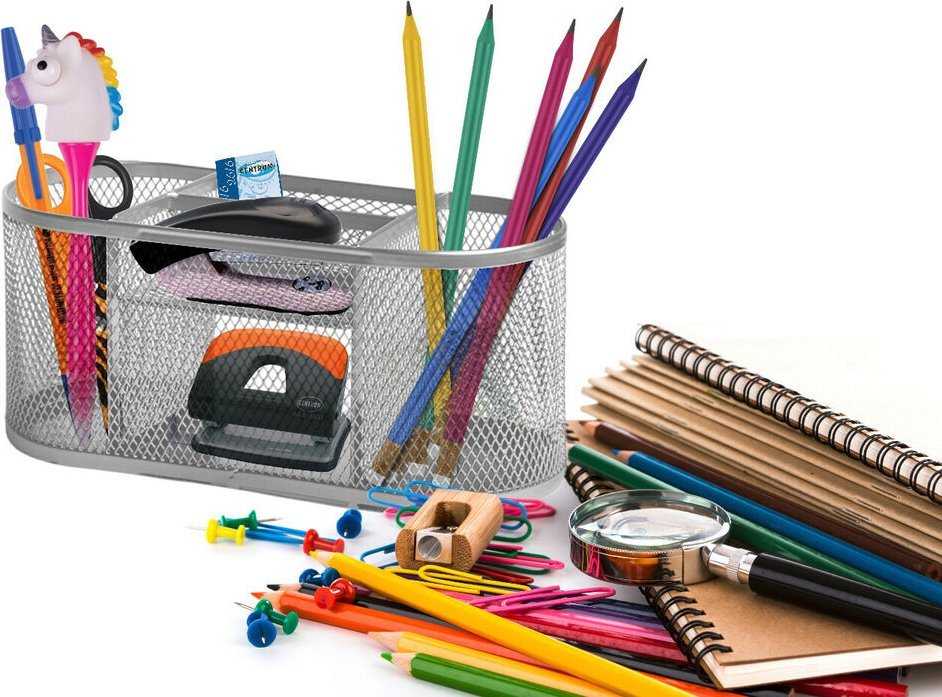 Forofis Przybornik na biurko FOROFIS 91333 sidabrinė metalowy