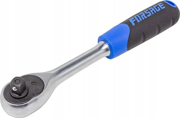 Forsage 3/8" reketas su gumine rankena (45 dantukai)