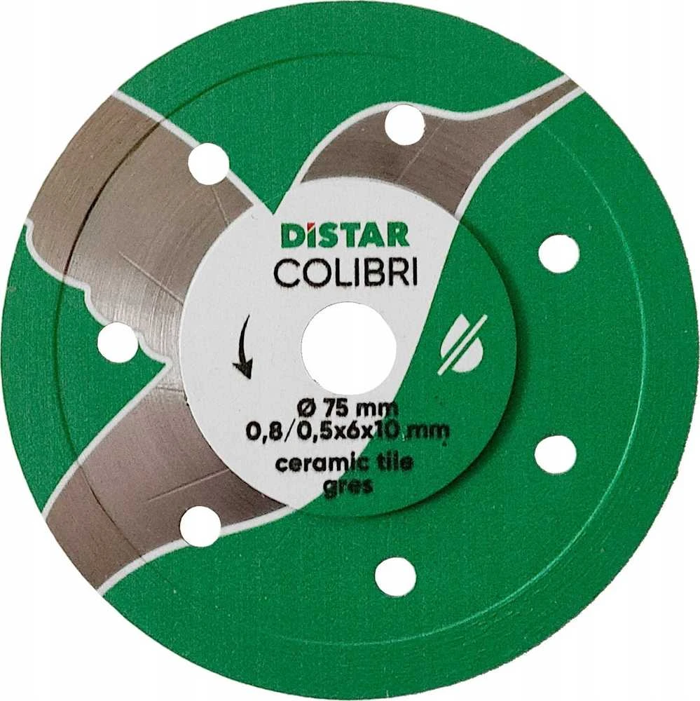 76 mm x 10 mm deimantinis diskas plytelėms Colibri, Distar