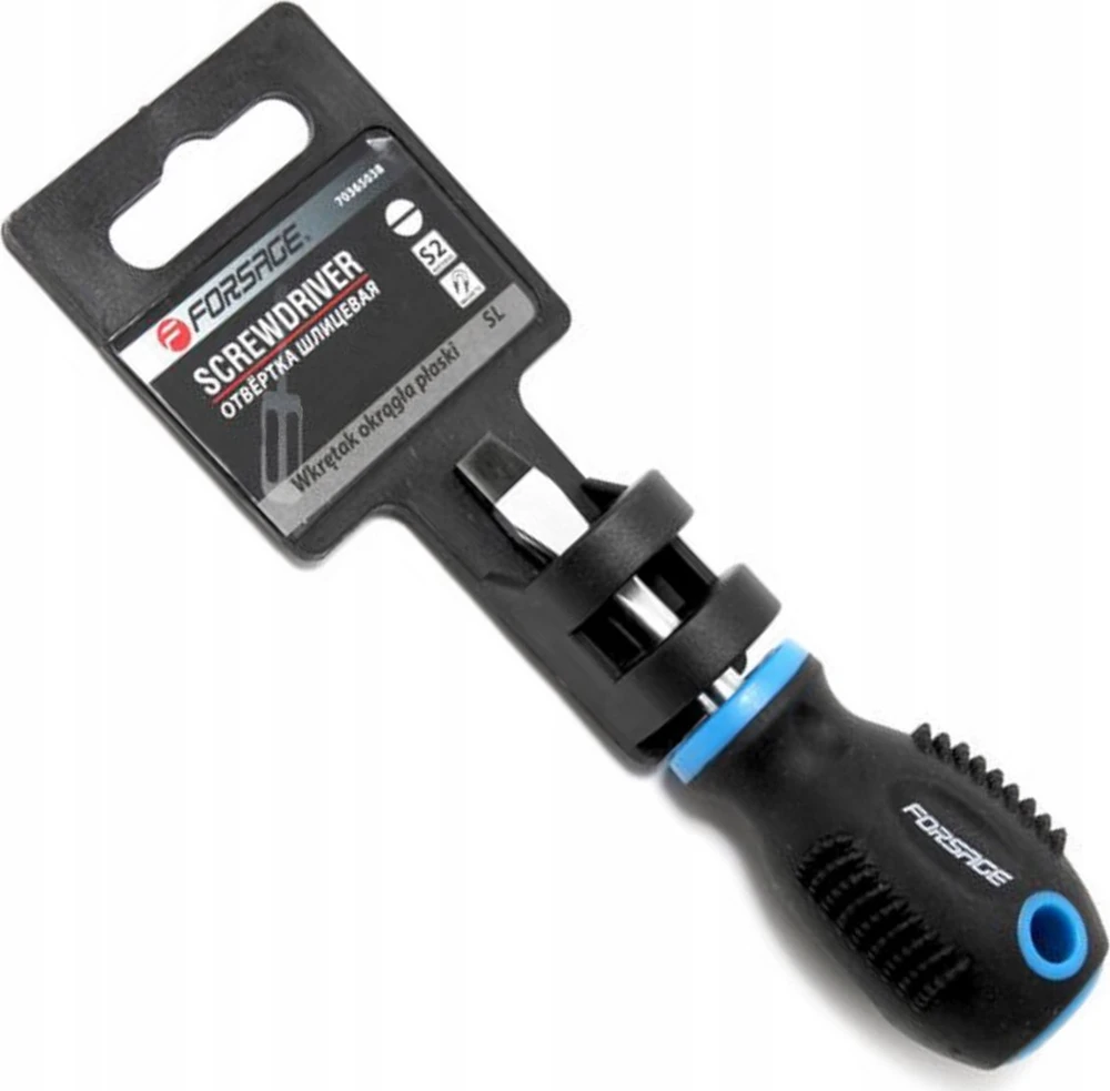 Forsage Magnetinis plokščiagalvis atsuktuvas "Profi" S2 SL6.5x30mm,
