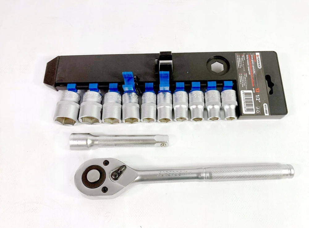 Forsage RATCHET LIETUVO RINKINYS 1/2 SOCET 1 2vnt Cr-V