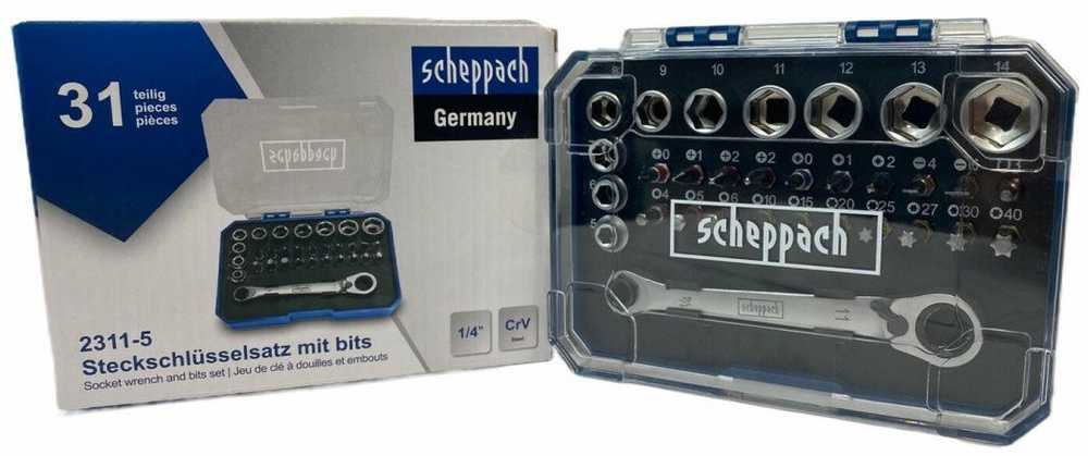 Rinkinys KLUCZY 31el. 1/4" /SCHEPPACH