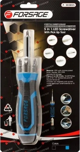 Forsage Screwdriver universalus atsuktuvas su magnetu