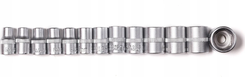 Forsage Socket veržliarakčių rinkinys 1/4" 46 vnt. (6 taškų) (4-14mm)