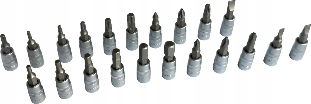 Forsage Socket veržliarakčių rinkinys 1/4" 46 vnt. (6 taškų) (4-14mm)