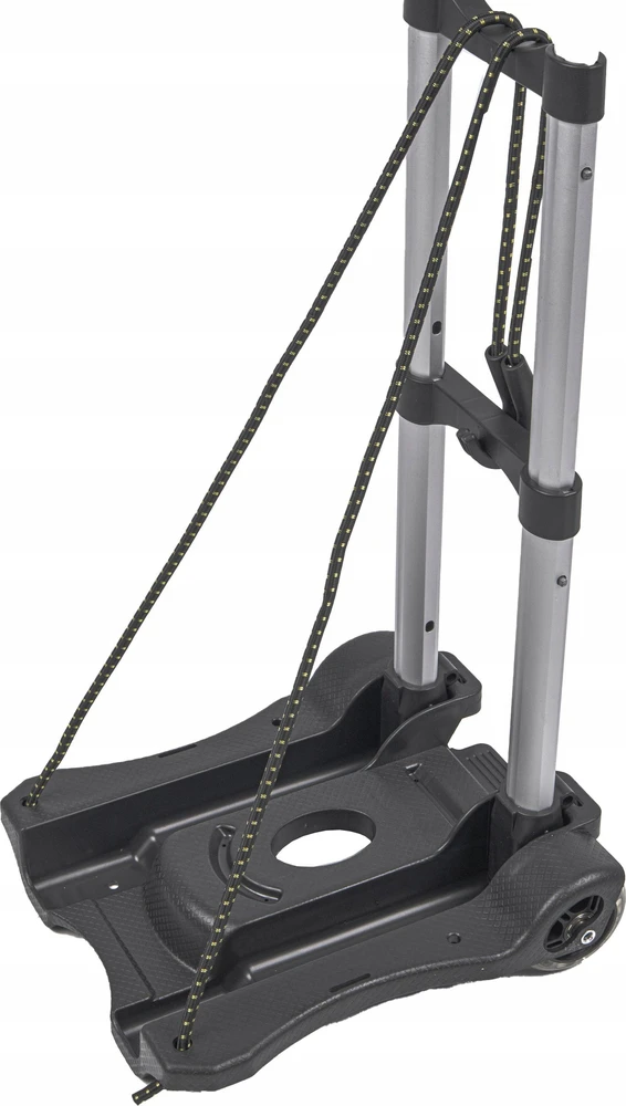Forsage sulankstomas platforminis vežimėlis su krepšiu (40 kg talpa)