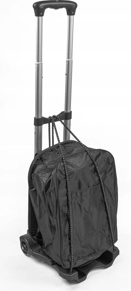 Forsage sulankstomas platforminis vežimėlis su krepšiu (40 kg talpa)