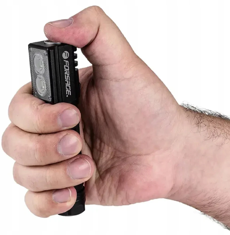 „Forsage“ įkraunamas LED žibintuvėlis su USB